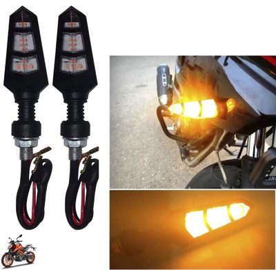 Pious Front, Rear LED Indicator Light for KTM Duke 390(Amber)