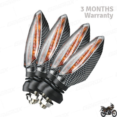 Generox Front, Rear LED Indicator Light for Hero Xtreme OLD(Amber)