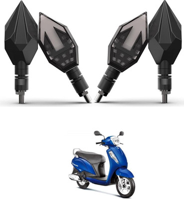 PRTEK Front, Rear LED Indicator Light for Royal Enfield 500(Multicolor)