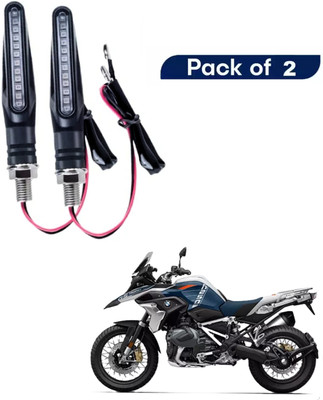 JMA TRADING Front, Rear LED Indicator Light for BMW Universal For Bike(Yellow)