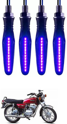 E-Shoppe Front, Rear, Side LED Indicator Light for Yamaha RX 100(Blue)