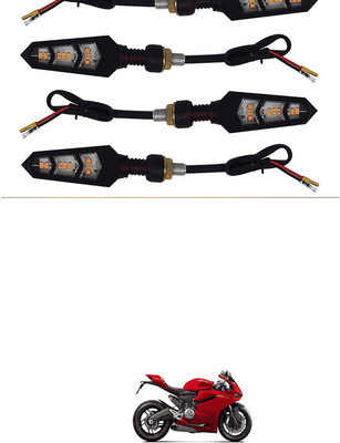 LOVMOTO Side LED Indicator Light for Royal Enfield 500(Amber)