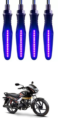 E-Shoppe Front, Rear, Side LED Indicator Light for Mahindra Universal For Bike(Blue)