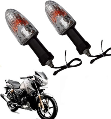 Anaisha Enterprises Side, Rear, Front Halogen Indicator Light for TVS Apache RTR 180, Apache RTR 160, Apache RTR 150, Apache(Orange)