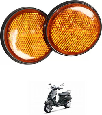 E-Shoppe Front, Rear, Side LED Indicator Light for Piaggio Universal For Bike(Orange)