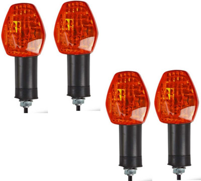 yemex Front, Rear, Side Halogen Indicator Light for Hero Glamour, CD deluxe, HF Deluxe(White)