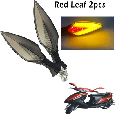 Generox Front, Rear, Side LED Indicator Light for Mahindra Flyte(Red, Yellow)