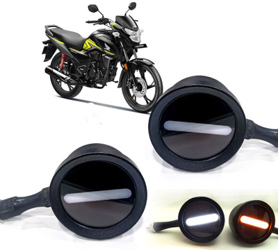 AUTO PEARL Front LED Indicator Light for Honda(White, Yellow)