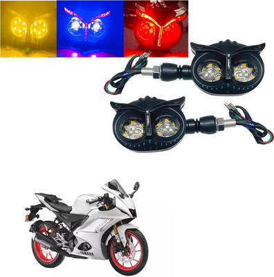 Vagary Front, Rear LED Indicator Light for Yamaha R15 V4(Blue, Yellow, Red)