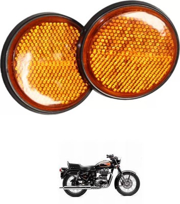 E-Shoppe Front, Rear, Side LED Indicator Light for Royal Enfield Universal For Bike(Yellow)