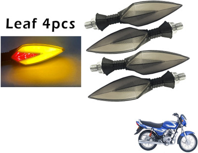 Generox Front, Rear LED Indicator Light for Bajaj CT 100(Red, Yellow)