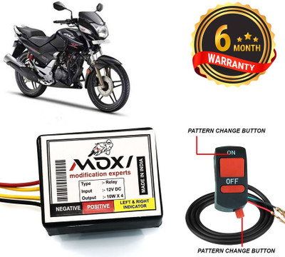 AUTO PEARL Front, Rear Flasher Indicator Light for Hero CBZ