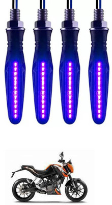E-Shoppe Front, Rear, Side LED Indicator Light for KTM Duke 200(Blue)