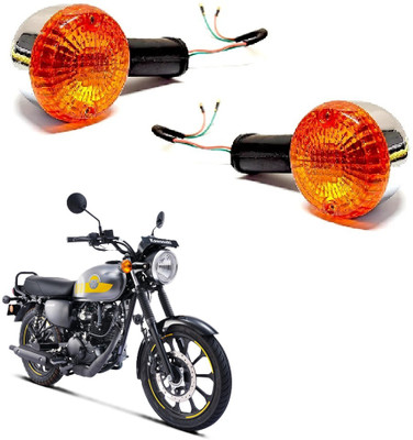 JMA TRADING Front, Rear LED Indicator Light for Universal For Bike Universal For Bike(Amber)