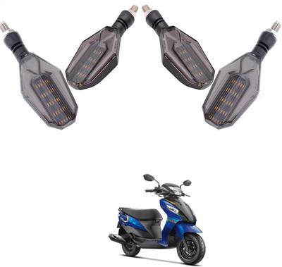 PRTEK Front, Rear LED Indicator Light for Suzuki Lets(Multicolor)
