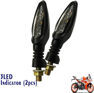 Generox Front, Rear LED Indicator Light for KTM Duke RC 200(Yellow)