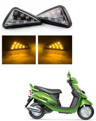 REPLEY Front, Rear LED Indicator Light for Mahindra Rodeo RZ(Yellow)
