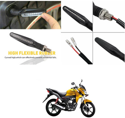 PRTEK Universal High Bright Front Rear Led Side Indicator Turn Signal V417 Indicator Light Motorbike LED for Honda (12 V, 12 W)(CB Twister, Pack of 4)