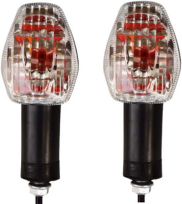 yemex Front, Rear, Side Halogen Indicator Light for Hero Glamour, CD deluxe(Yellow)