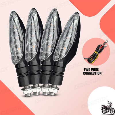 Generox Front, Rear, Side LED Indicator Light for Suzuki Zeus(Yellow)