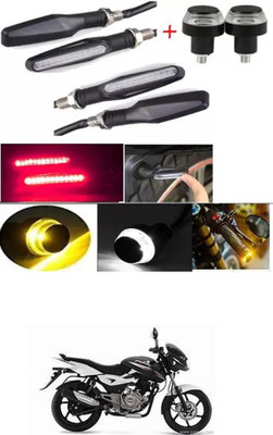 E-Shoppe Front, Rear, Side LED Indicator Light for Bajaj Pulsar 150 DTS-i(Yellow, Blue)