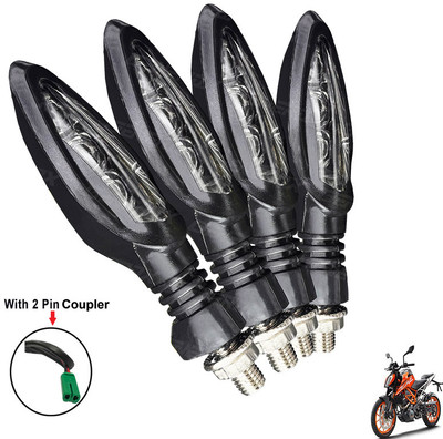 Generox Front, Rear LED Indicator Light for KTM Duke 390(Yellow)