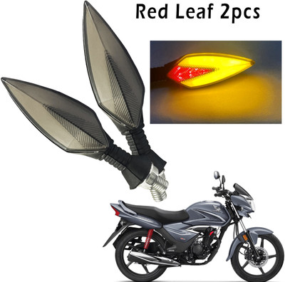 Generox Front, Rear, Side LED Indicator Light for Honda Shine 125(Red, Yellow)