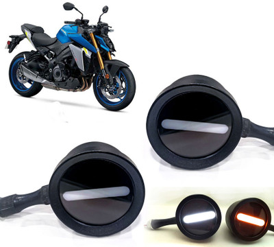 AUTO PEARL Front LED Indicator Light for Suzuki GSX(White, Yellow)