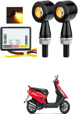LOVMOTO Front, Rear LED Indicator Light for TVS Jupiter(Yellow)