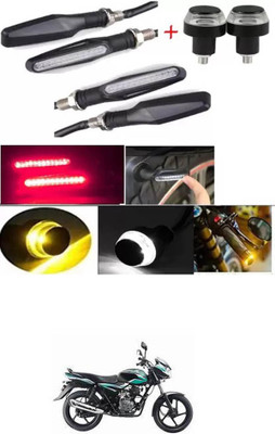 E-Shoppe Front, Rear, Side LED Indicator Light for Bajaj Discover 100 DTS-i(Yellow, Blue)