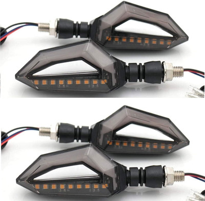 Bhumi Side LED Indicator Light for Universal For Bike(Yellow)