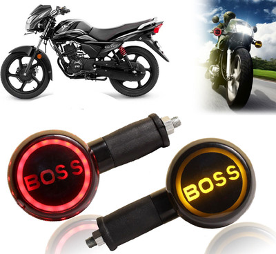 AUTO PEARL Side LED Indicator Light for TVS Victor(Yellow, Red)