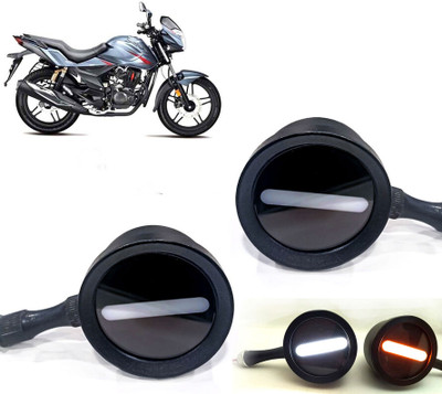 AUTO PEARL Front LED Indicator Light for Hero Xtreme(White, Yellow)