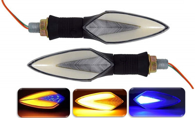 ELTRON TURBO Side LED Indicator Light for Universal For Bike Universal For Bike(Clear)