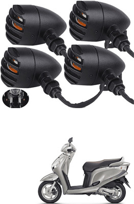 LOVMOTO Front, Rear LED Indicator Light for Bajaj Avenger 220 DTS-i(Yellow)