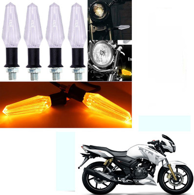 RawatZ Side LED Indicator Light for TVS Apache RTR 180(Yellow)