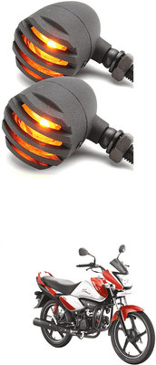 LOVMOTO Front, Rear LED Indicator Light for Mahindra Rodeo RZ(Yellow)