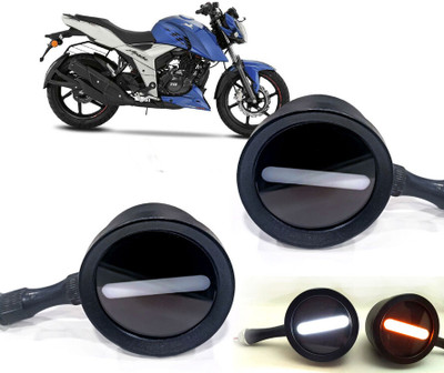 AUTO PEARL Front LED Indicator Light for Suzuki Apache(White, Yellow)