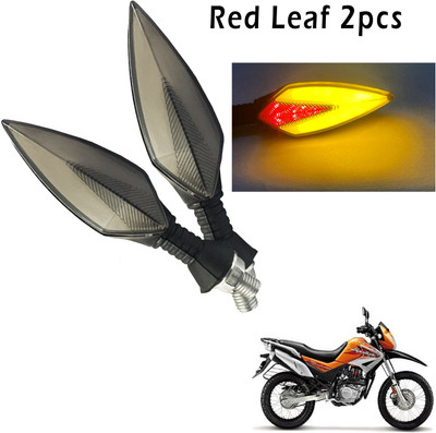 Generox Front, Rear, Side LED Indicator Light for Hero Impulse(Red, Yellow)