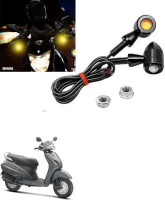 SRPHERE Front, Rear LED Indicator Light for Honda Activa 3G(Yellow)
