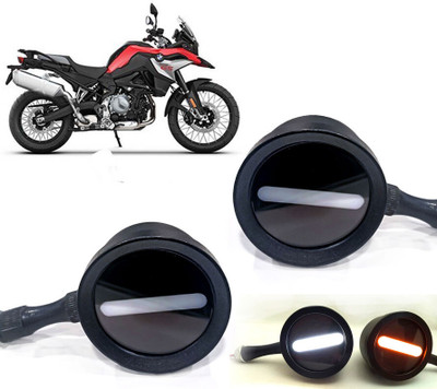 AUTO PEARL Front LED Indicator Light for Bajaj GS(White, Yellow)