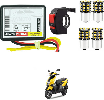 LOVMOTO Front, Rear LED Indicator Light for Kawasaki Ninja(Yellow)