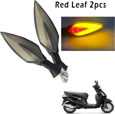Generox Front, Rear, Side LED Indicator Light for Hero Pleasure(Red, Yellow)