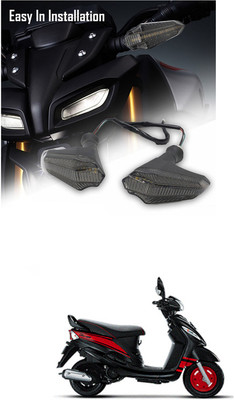 LOVMOTO Side LED Indicator Light for Mahindra Rodeo RZ(Amber)