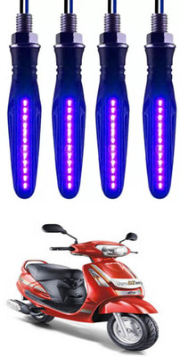 E-Shoppe Front, Rear, Side LED Indicator Light for Mahindra Duro DZ(Blue)