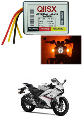 Qiisx Front, Rear Flasher Indicator Light for Yamaha R15 V4(Red)