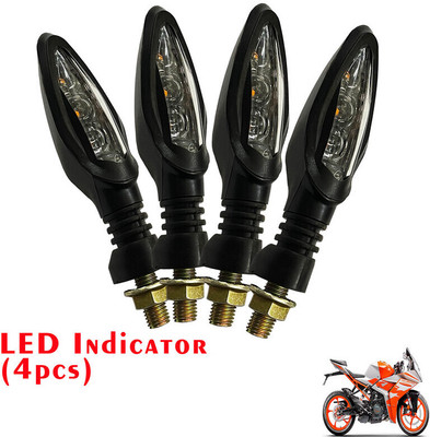 Generox Front, Rear LED Indicator Light for KTM Duke RC 200(Yellow)