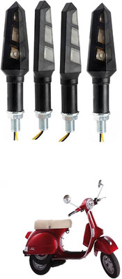 PRTEK Front, Rear LED Indicator Light for Universal For Bike(Multicolor)