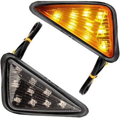 RACER'S EDGE Front LED Indicator Light for Yamaha R15, R15 V2, R15 V4, R15 M(Yellow)