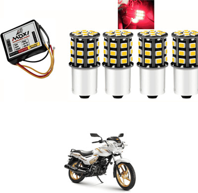 PRTEK Front, Side LED Indicator Light for TVS Star City(Red)